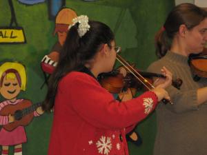 Christmas on the violin
